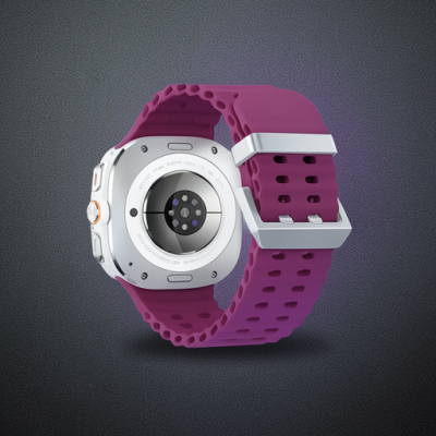 Watch 7 Ultra Kr417 Rug Silikon Kordon - Mor