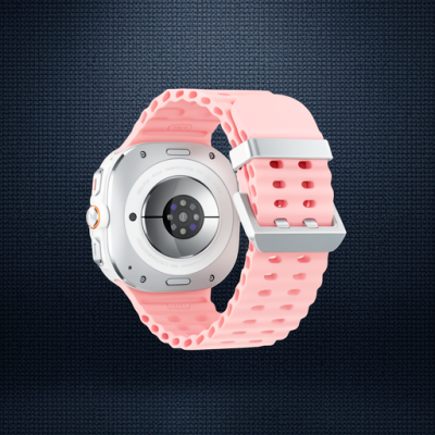 Watch 7 Ultra Kr417 Rug Silikon Kordon - Pudra