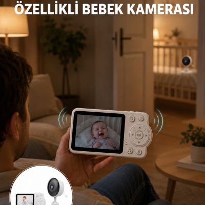 WiFi Gerektirmeyen Dijital Şifrelemeli Bebek Monitörü Yeni Nesil