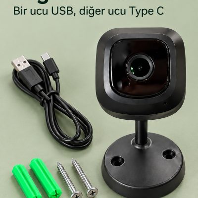 Ayarlanabilir Açılı Standlı Güvenlik Kamerası