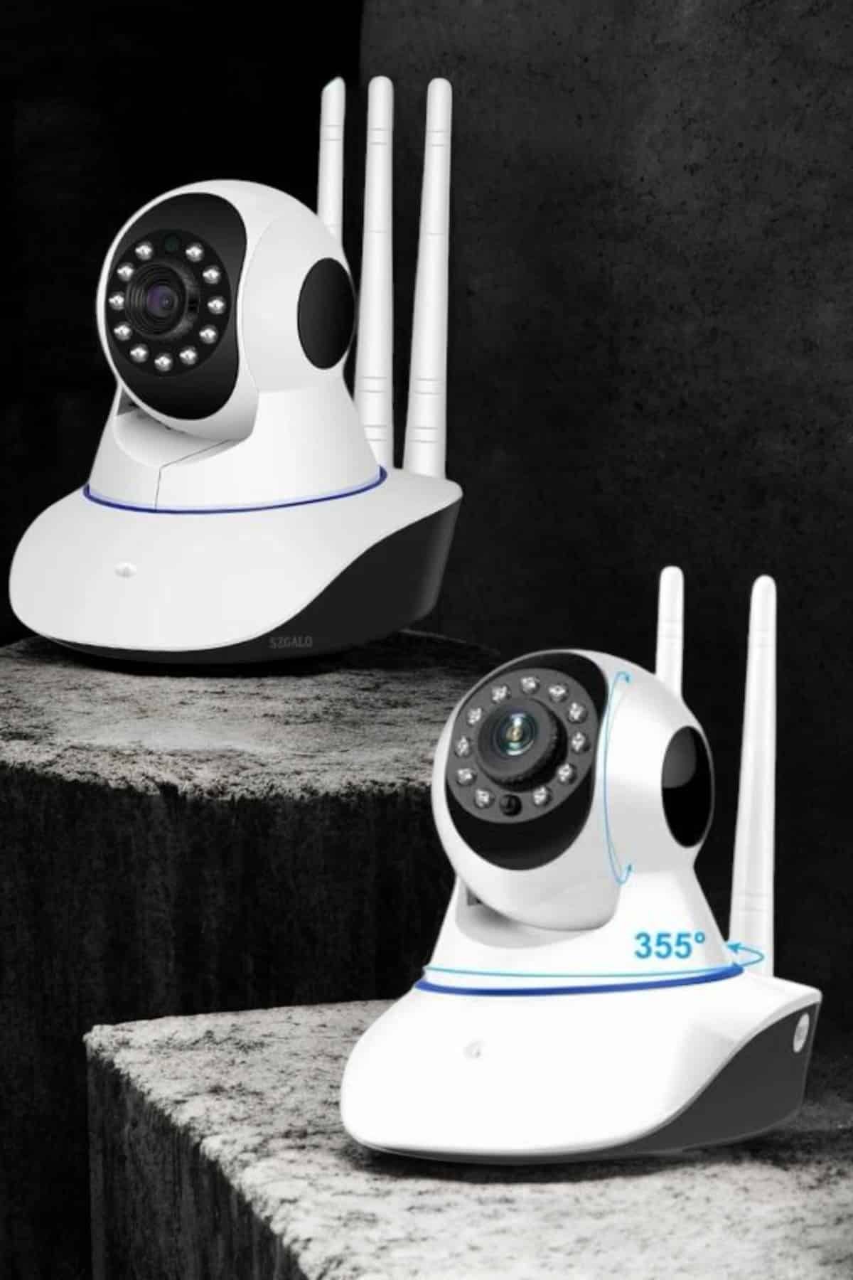 Wifi Kamerası Çift Yönlü Bebek Güvenlik Kamerası Gece Görüşlü