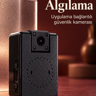 WiFi Mini Güvenlik Kamerası Gece Görüşlü ve Uzaktan İzlemeli