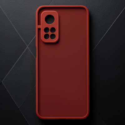 Xiaomi Mi 10t Kılıf Montreal Silikon Kapak - Kırmızı