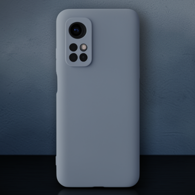 Xiaomi Mi 10t Kılıf Nano İçi Kadife Silikon - Gri