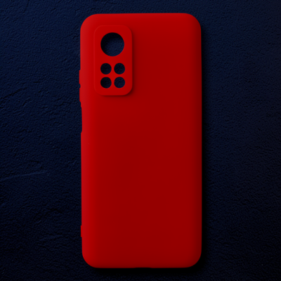 Xiaomi Mi 10t Kılıf Nano İçi Kadife Silikon - Kırmızı