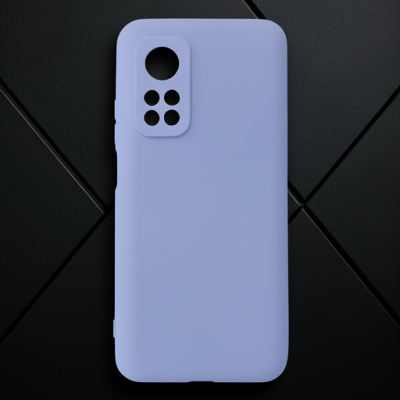 Xiaomi Mi 10t Kılıf Nano İçi Kadife Silikon - Lila
