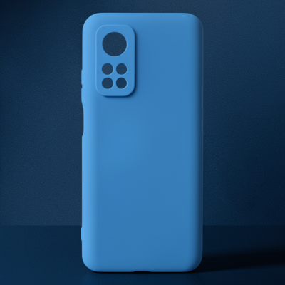 Xiaomi Mi 10t Kılıf Nano İçi Kadife Silikon - Mavi