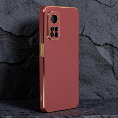 Xiaomi Mi 10t Kılıf Volet Silikon - Kırmızı