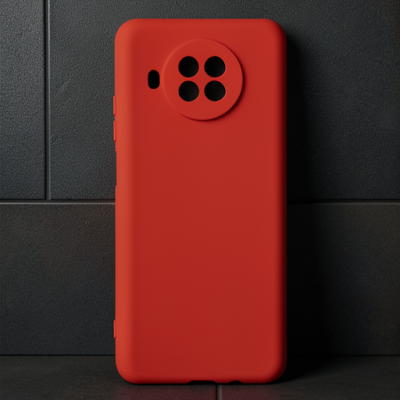 Xiaomi Mi 10t Lite Kılıf Nano İçi Kadife Silikon - Kırmızı