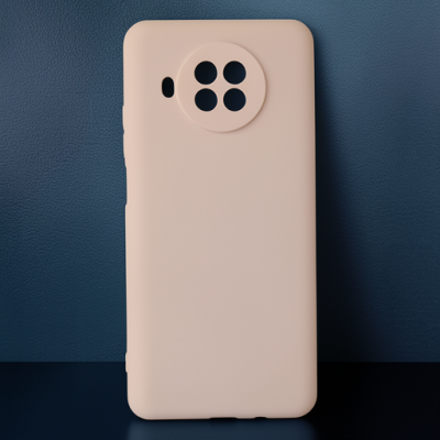 Xiaomi Mi 10t Lite Kılıf Nano İçi Kadife Silikon - Pudra
