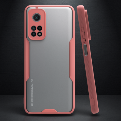 Xiaomi Mi 10t Pro Kılıf Platin Silikon - Pembe