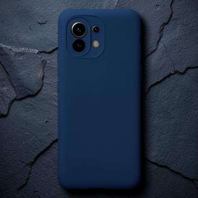 Xiaomi Mi 11 Kılıf Nano İçi Kadife Silikon - Lacivert
