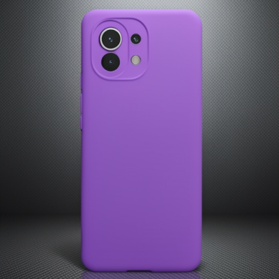 Xiaomi Mi 11 Kılıf Nano İçi Kadife Silikon - Mor