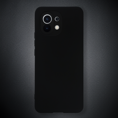 Xiaomi Mi 11 Kılıf Nano İçi Kadife Silikon - Siyah