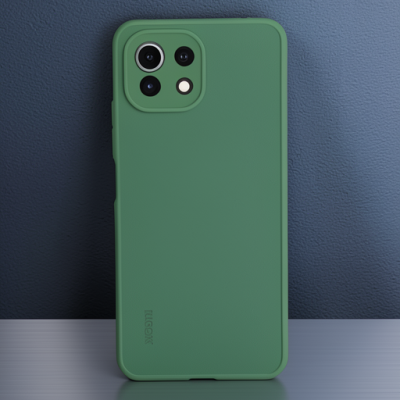 Xiaomi Mi 11 Lite Kılıf Montreal Silikon Kapak - Açık Yeşil