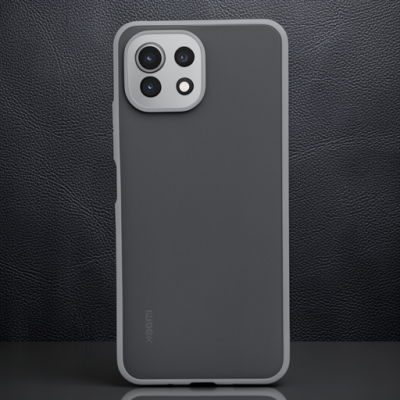 Xiaomi Mi 11 Lite Kılıf Montreal Silikon Kapak - Gri