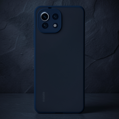Xiaomi Mi 11 Lite Kılıf Montreal Silikon Kapak - Lacivert