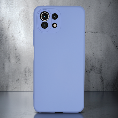 Xiaomi Mi 11 Lite Kılıf Nano İçi Kadife Silikon - Lila
