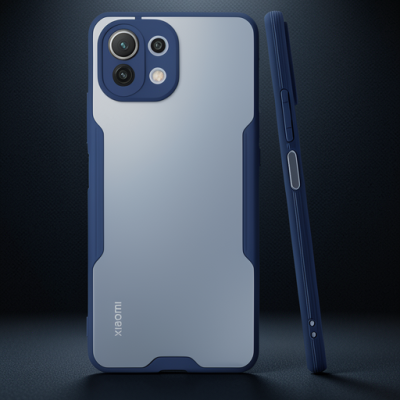 Xiaomi Mi 11 Lite Kılıf Platin Silikon - Lacivert