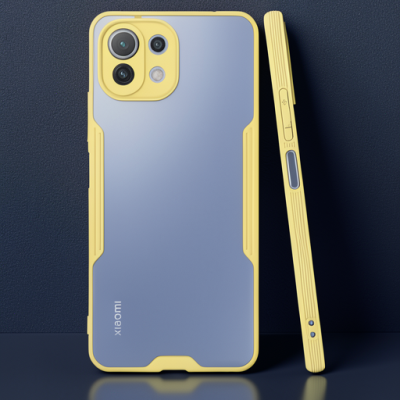 Xiaomi Mi 11 Lite Kılıf Platin Silikon - Sarı