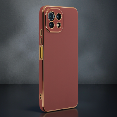 Xiaomi Mi 11 Lite Kılıf Volet Silikon - Kırmızı