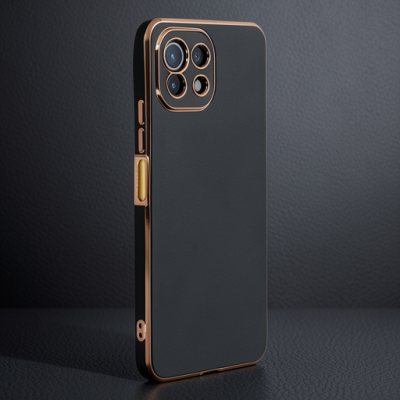Xiaomi Mi 11 Lite Kılıf Volet Silikon - Siyah
