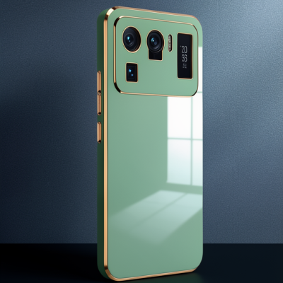 Xiaomi Mi 11 Ultra Kılıf Volet Silikon - Açık Yeşil