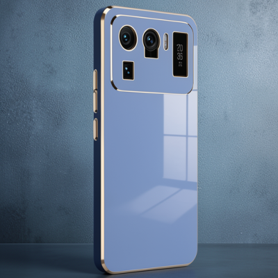 Xiaomi Mi 11 Ultra Kılıf Volet Silikon - Mavi