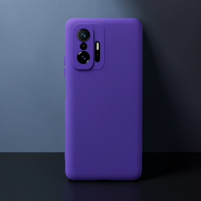 Xiaomi Mi 11t Pro Kılıf Nano İçi Kadife Silikon - Mor