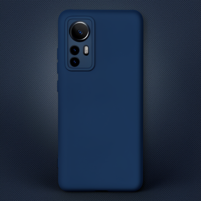 Xiaomi Mi 12 Kılıf Nano İçi Kadife Silikon - Lacivert