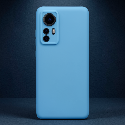 Xiaomi Mi 12 Kılıf Nano İçi Kadife Silikon - Mavi