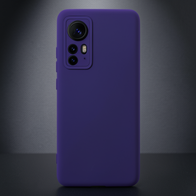Xiaomi Mi 12 Kılıf Nano İçi Kadife Silikon - Mor