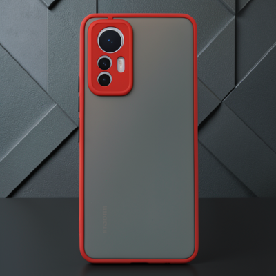 Xiaomi Mi 12 Lite Kılıf Montreal Silikon Kapak - Kırmızı