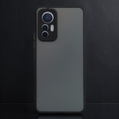 Xiaomi Mi 12 Lite Kılıf Montreal Silikon Kapak - Siyah