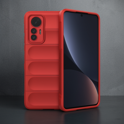 Xiaomi Mi 12 Lite Kılıf Optimum Silikon - Kırmızı