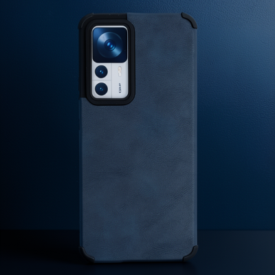 Xiaomi Mi 12t Kılıf Loop Deri Silikon - Lacivert