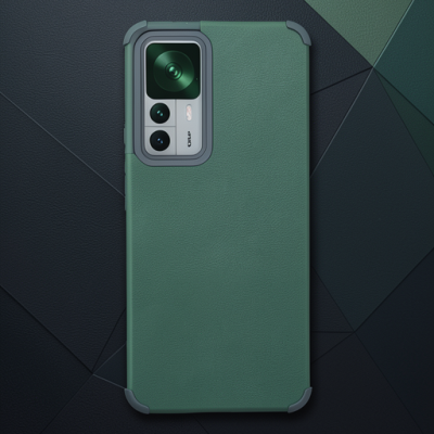 Xiaomi Mi 12t Kılıf Loop Deri Silikon - Yeşil
