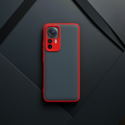 Xiaomi Mi 12t Pro Kılıf Montreal Silikon Kapak - Kırmızı