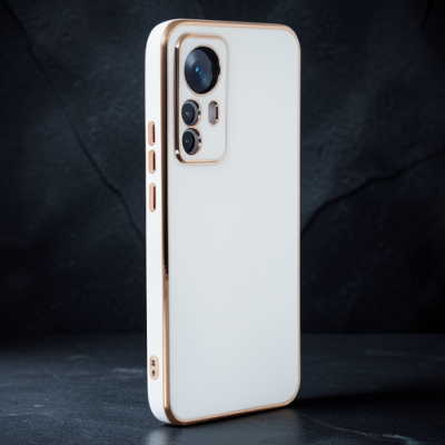 Xiaomi Mi 12t Pro Kılıf Volet Silikon - Beyaz