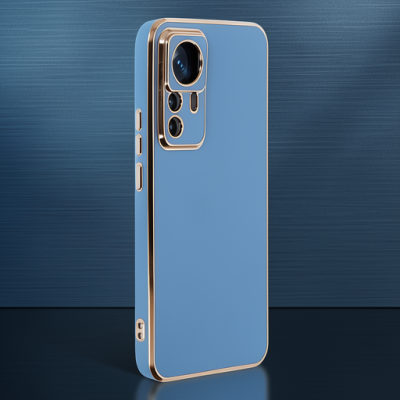 Xiaomi Mi 12t Pro Kılıf Volet Silikon - Mavi