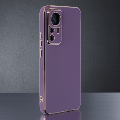 Xiaomi Mi 12t Pro Kılıf Volet Silikon - Mor