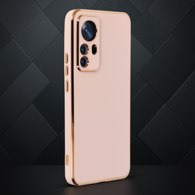 Xiaomi Mi 12t Pro Kılıf Volet Silikon - Pembe