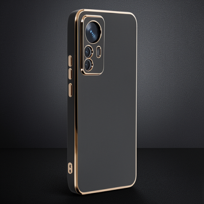 Xiaomi Mi 12t Pro Kılıf Volet Silikon - Siyah