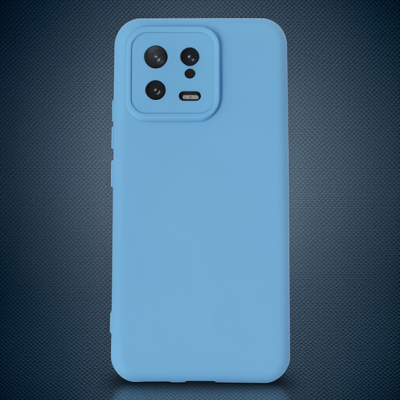 Xiaomi Mi 13 Kılıf Nano İçi Kadife Silikon - Mavi