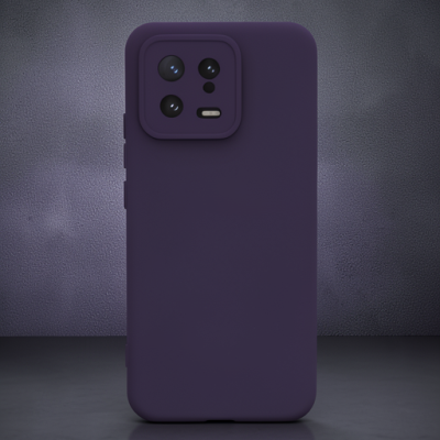 Xiaomi Mi 13 Kılıf Nano İçi Kadife Silikon - Mor