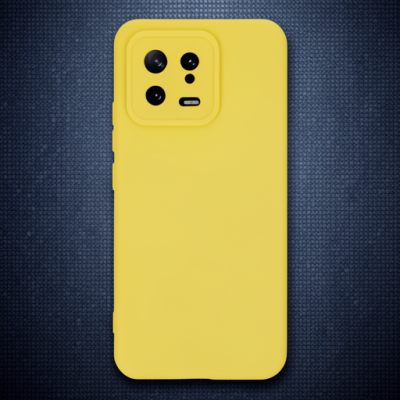 Xiaomi Mi 13 Kılıf Nano İçi Kadife Silikon - Sarı