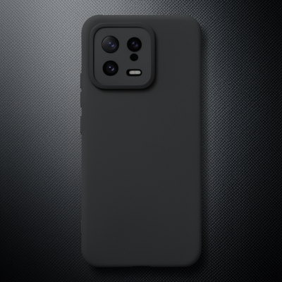 Xiaomi Mi 13 Kılıf Nano İçi Kadife Silikon - Siyah