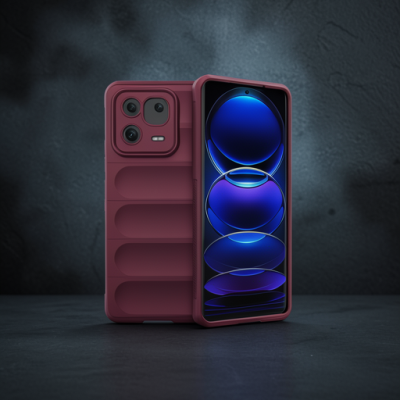 Xiaomi Mi 13 Kılıf Optimum Silikon - Bordo