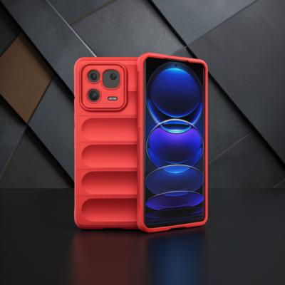 Xiaomi Mi 13 Kılıf Optimum Silikon - Kırmızı