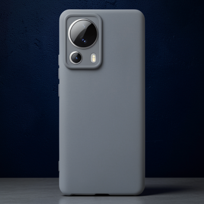 Xiaomi Mi 13 Lite Kılıf Nano İçi Kadife Silikon - Gri